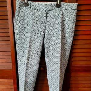 Kenar Blue Geometric Pixie Pants